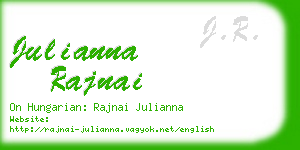 julianna rajnai business card